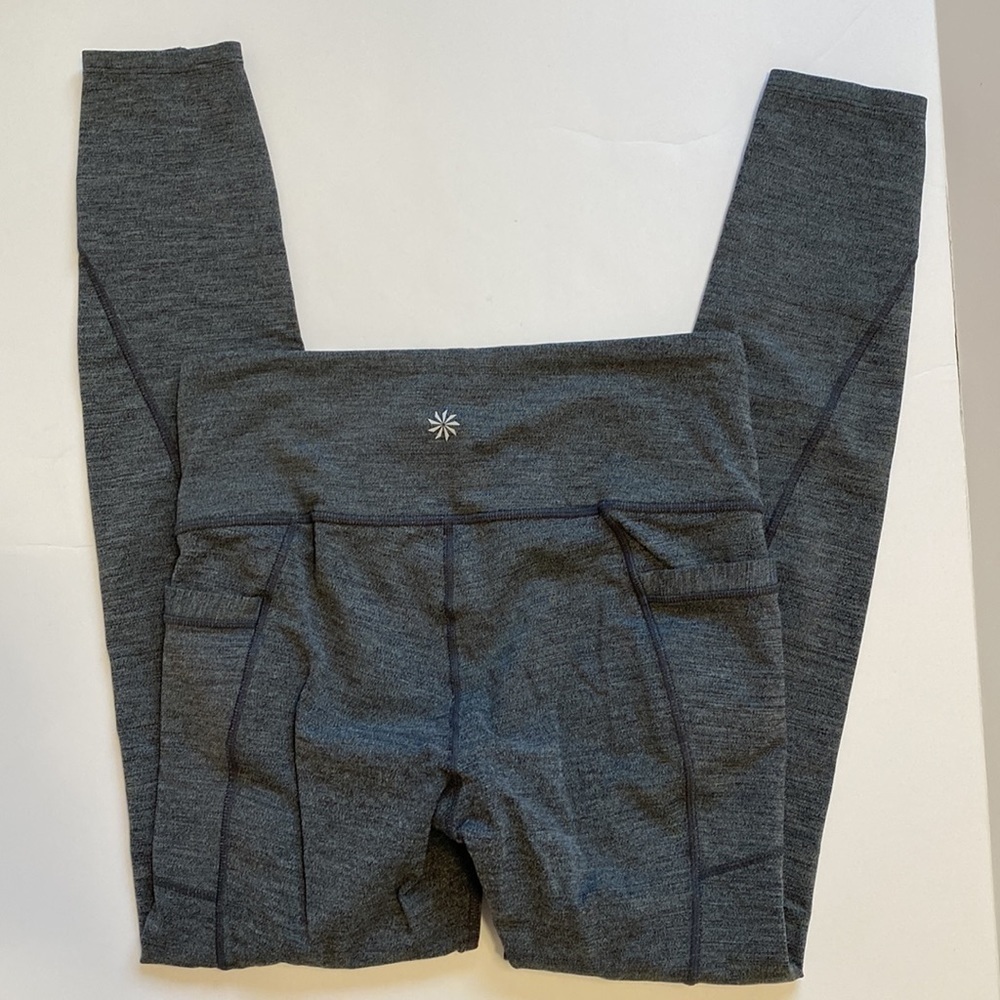 Athleta High Rise Spacedye Chaturanga to Town Tight Gray Sz S - Picture 8 of 12